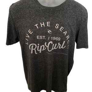 RIP CURL Surf “Live the Search” Tee Shirt Men M Medium